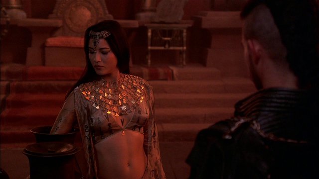 Scorpion king and naked sorceress clip